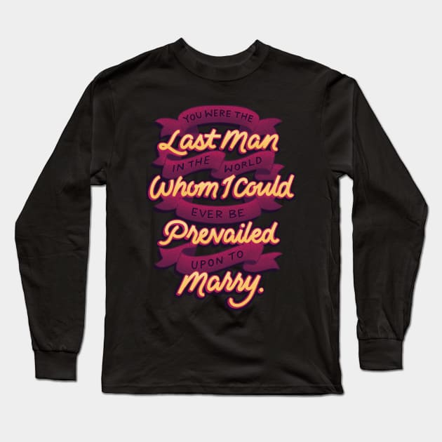 The Last Man in the World Long Sleeve T-Shirt by polliadesign